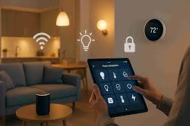 Smart Home Automation ₹60 k – Alexa Lights, Motorised Curtains, Security