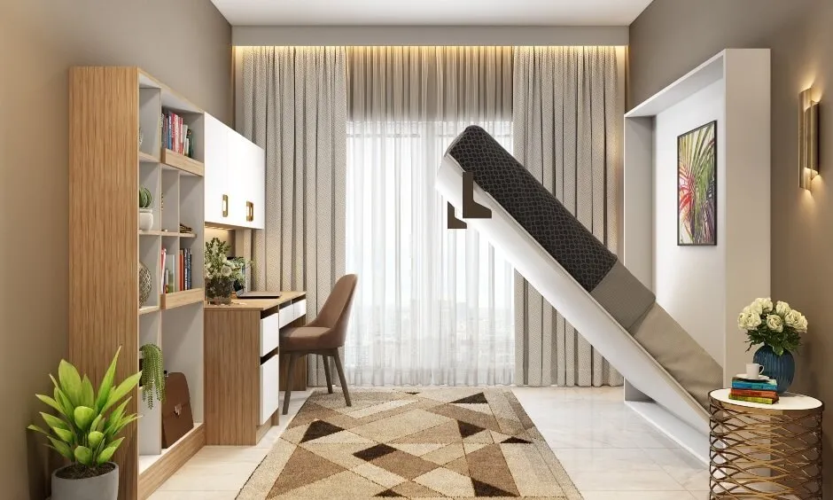 Space-Saving Furniture – Murphy Beds, Foldable Dining for 2 BHK Under ₹1.2 L