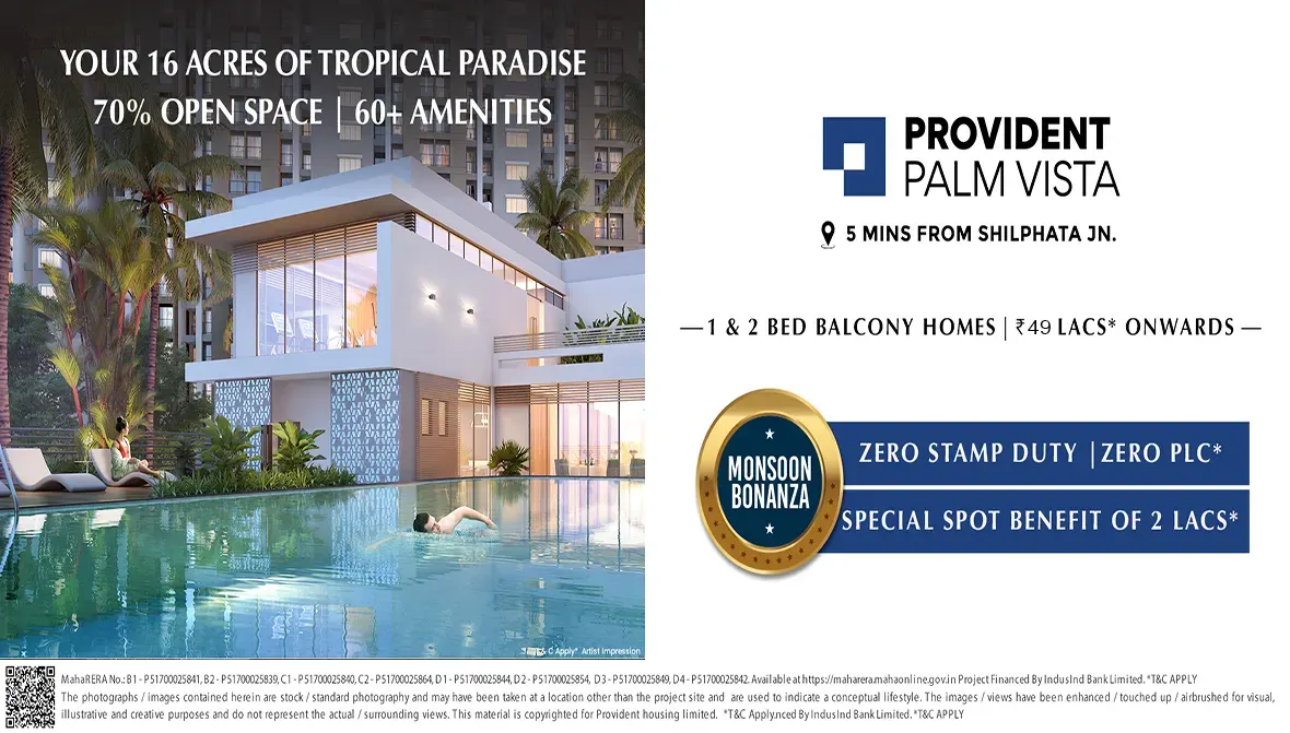 Provident Palm Vista Kalyan | 1 & 2 BHK Apartments in 16-Acre Township