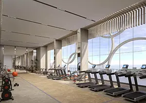 Gymnasium at Raheja Jade City Juinagar