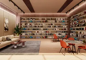 Library at Raheja Jade City Juinagar