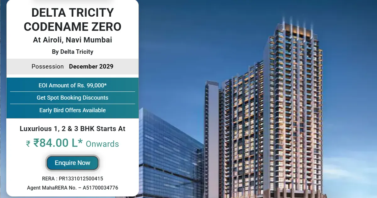 Delta Tricity | 1, 2 & 3 BHK Flats in Airoli, Navi Mumbai